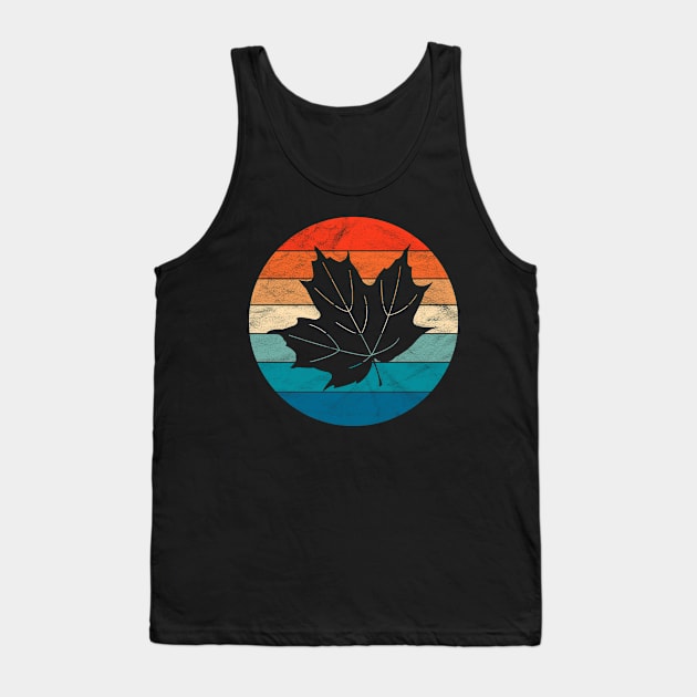 Vintage Maple Leaf Tank Top by ChadPill